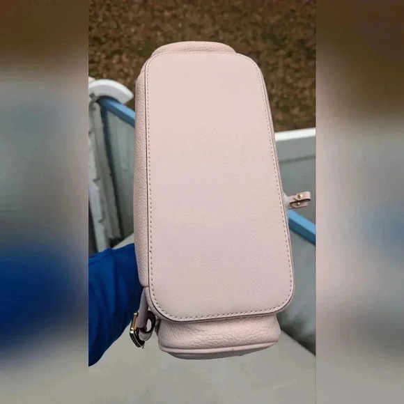 NWT Michael Kors Jet Set Item Medium Chain Leather Backpack  Powder Blush - Picture 9 of 9